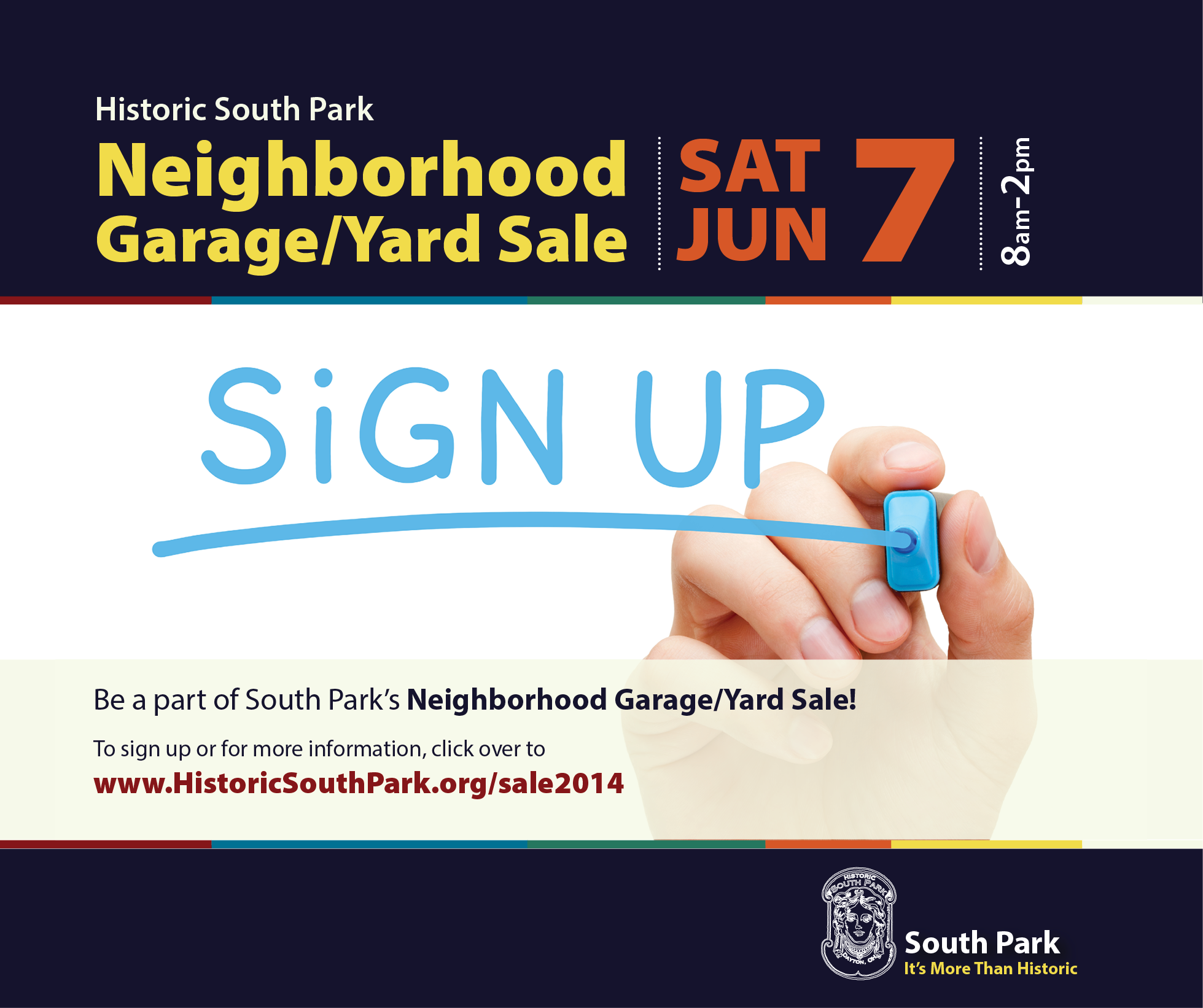Be a part of Historic South Park & Oregon District’s Neighborhood Garage/Yard Sale