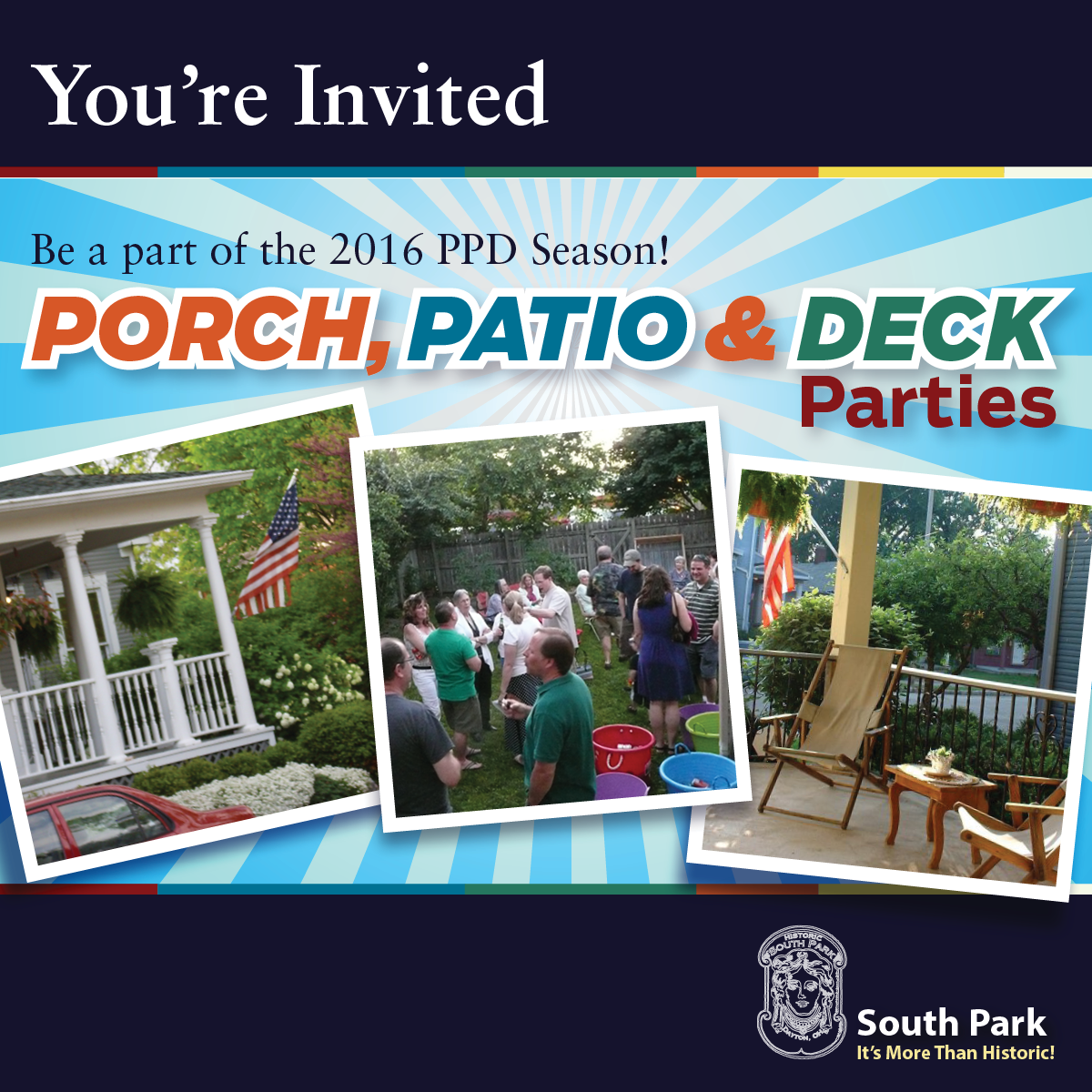 2016 Porch, Patio & Deck Season in Historic South Park